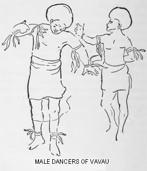 Male dancers of Vavau