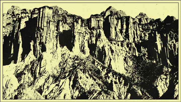 The Serrated Cliffs of La Paz Gorge